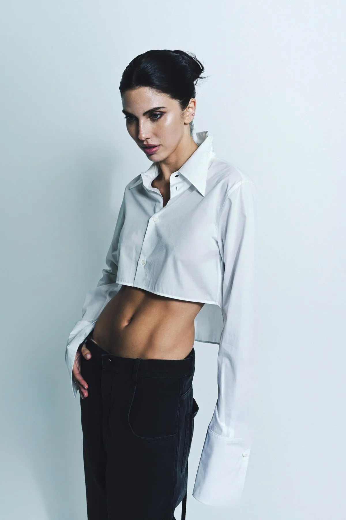 ANN DEMEULEMEESTER | ALBERTA CROPPED SHIRT