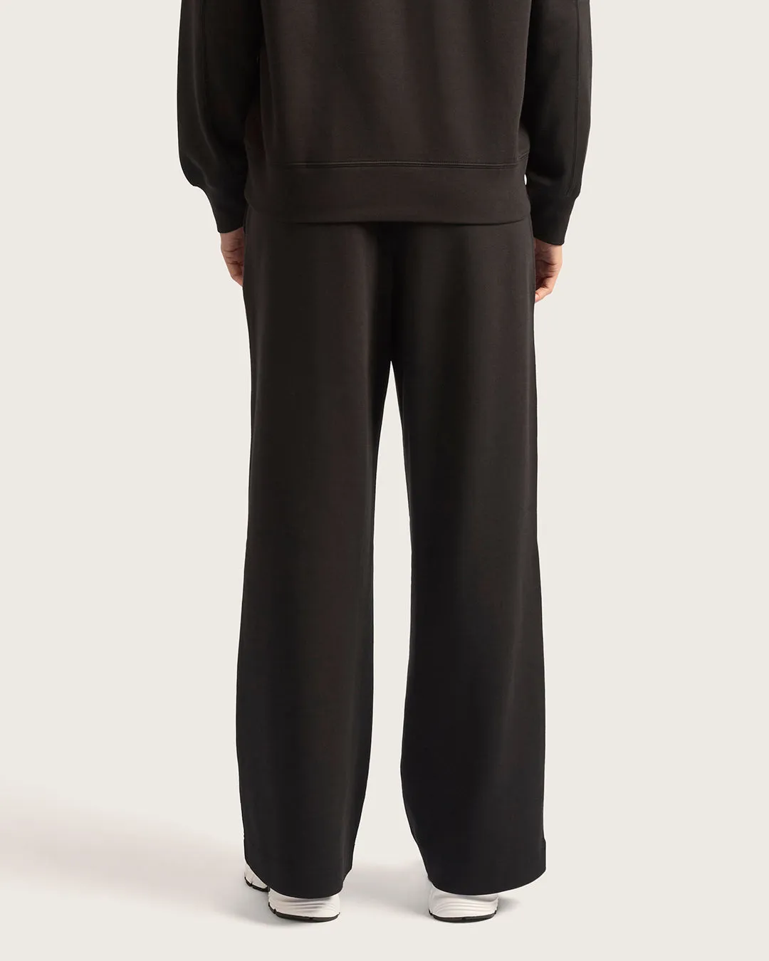Bamboo CloudKnit Women's Straight Leg Sweat Pants - Black