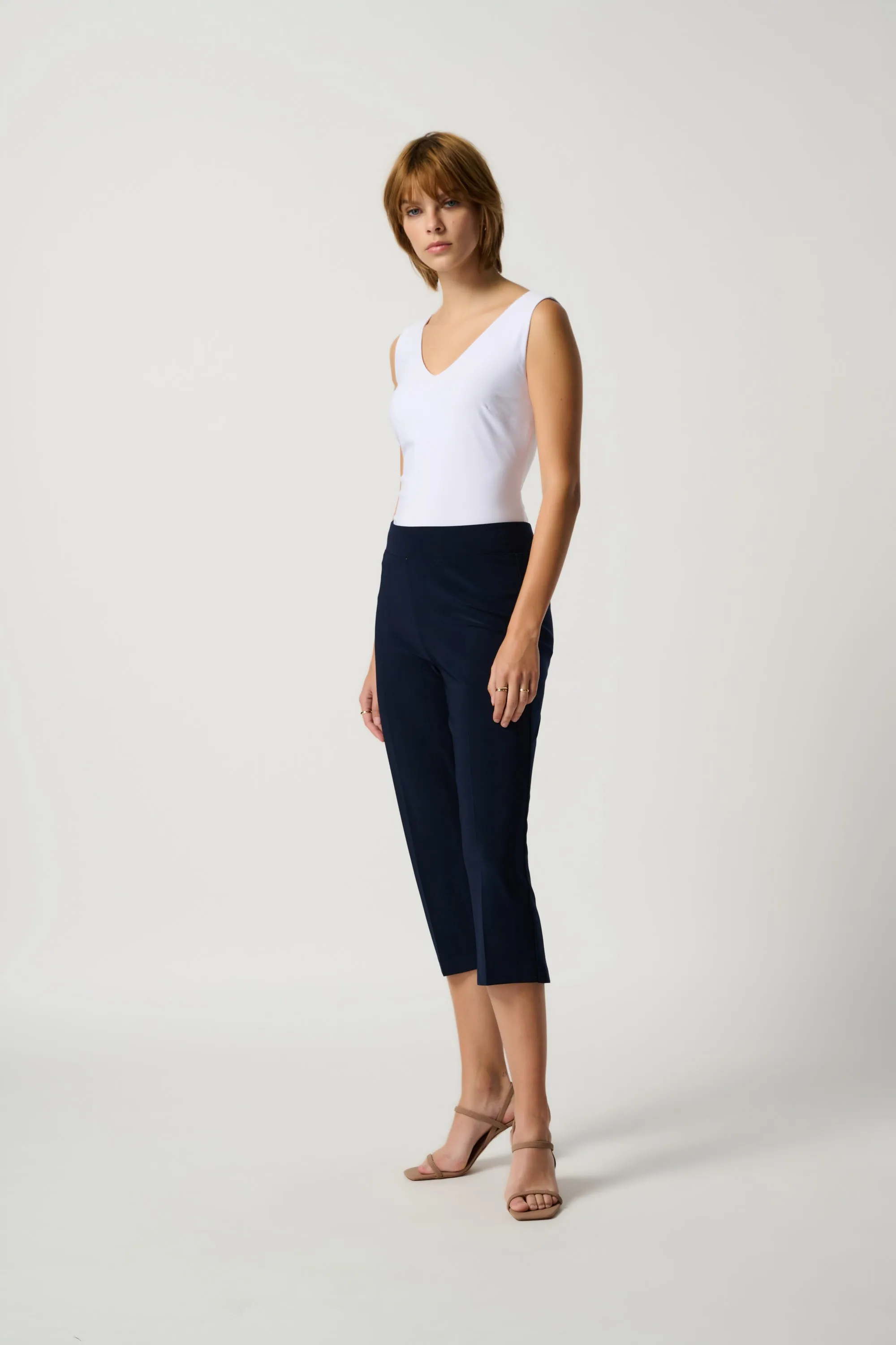 Black Classic Capri Pants