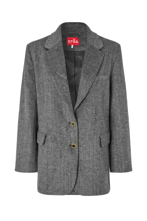 Bosscras Blazer - Grey Herringbone