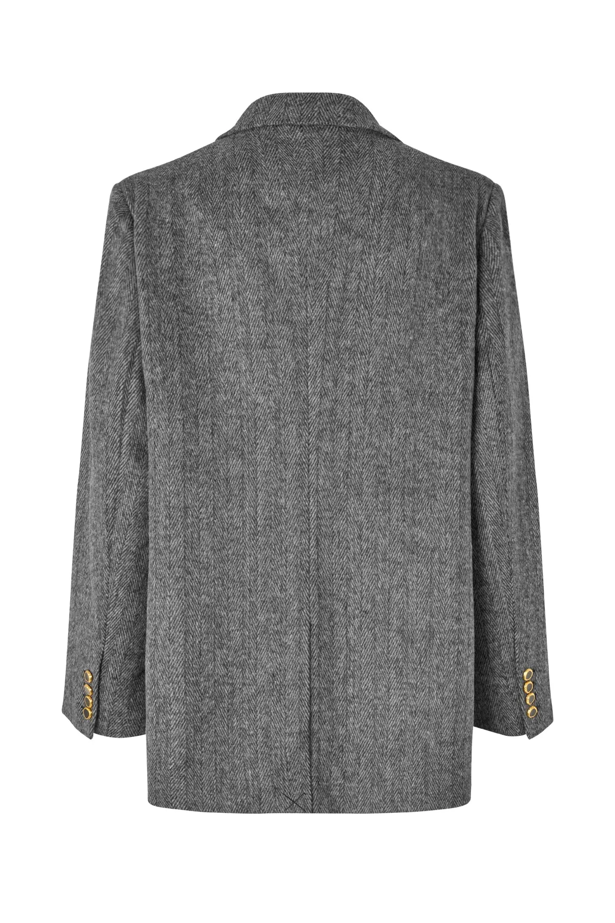 Bosscras Blazer - Grey Herringbone