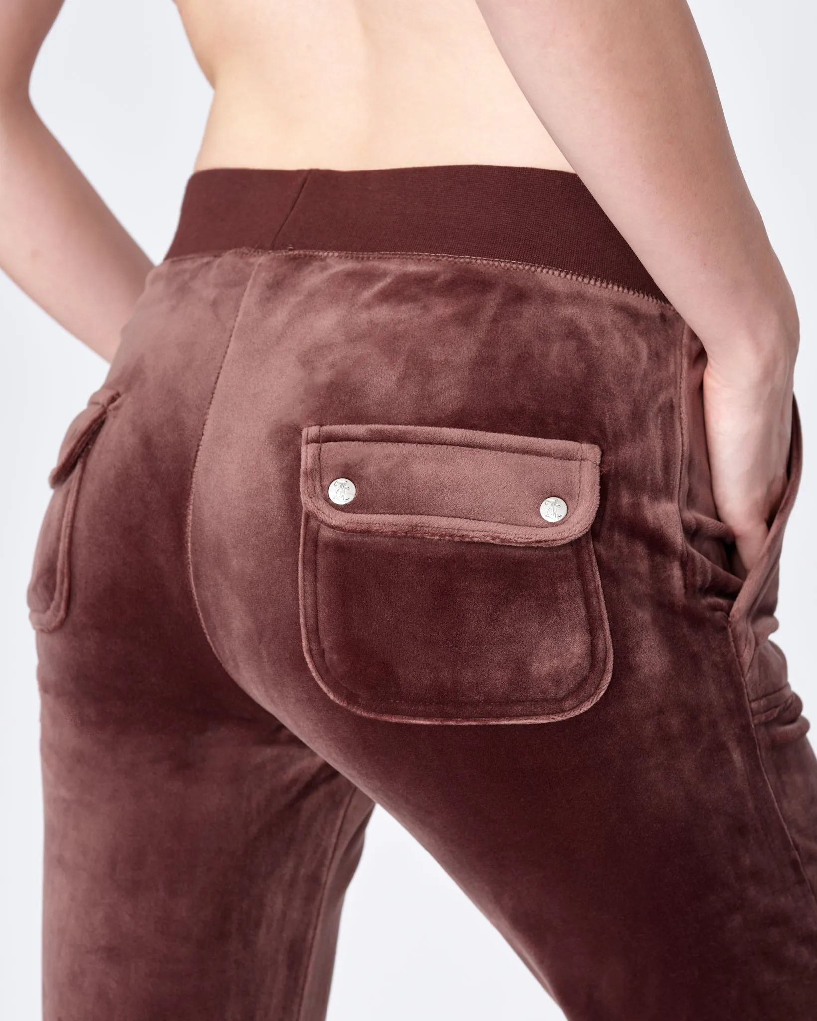 Classic Velour Del Ray Pant Bitter Chocolate