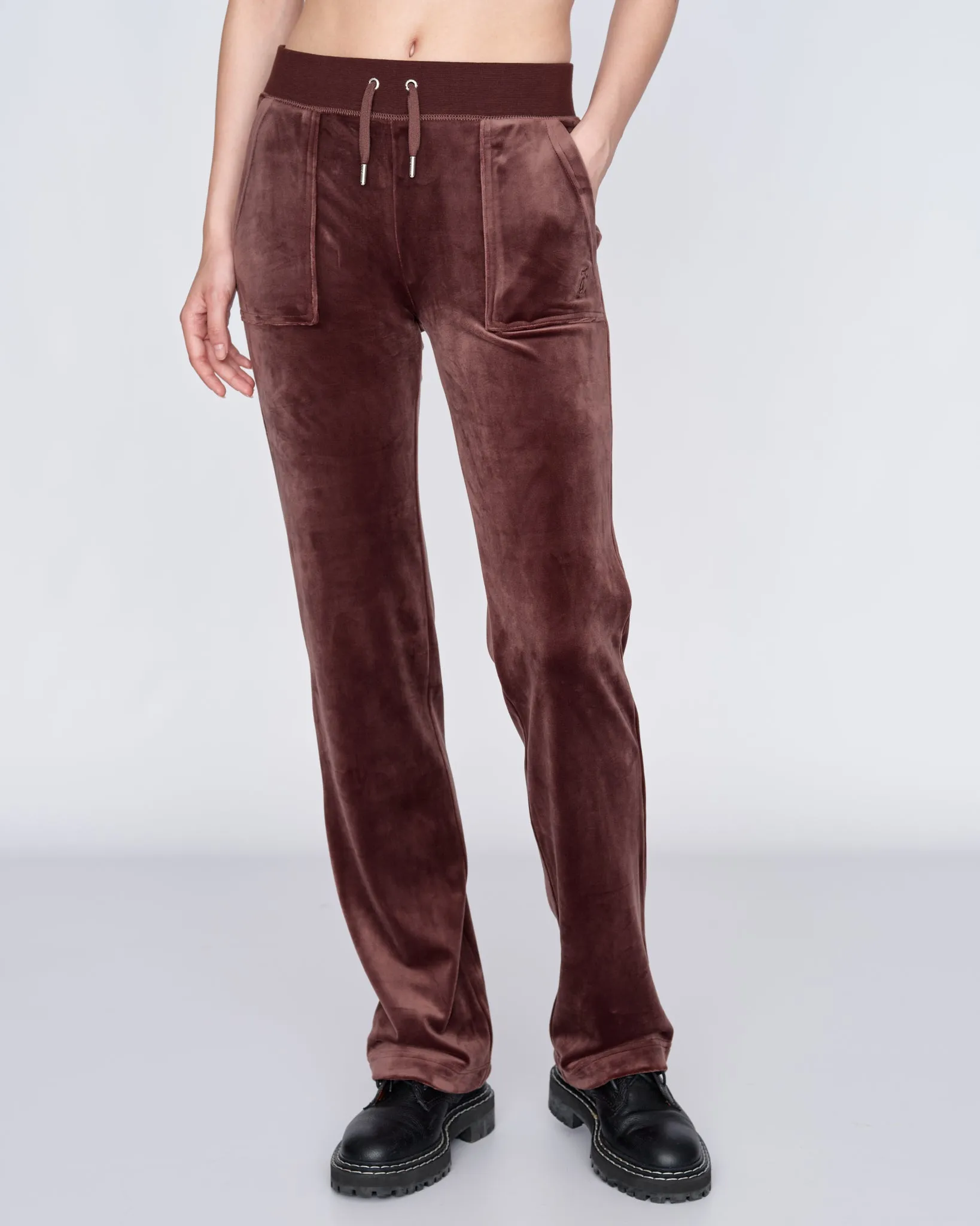 Classic Velour Del Ray Pant Bitter Chocolate
