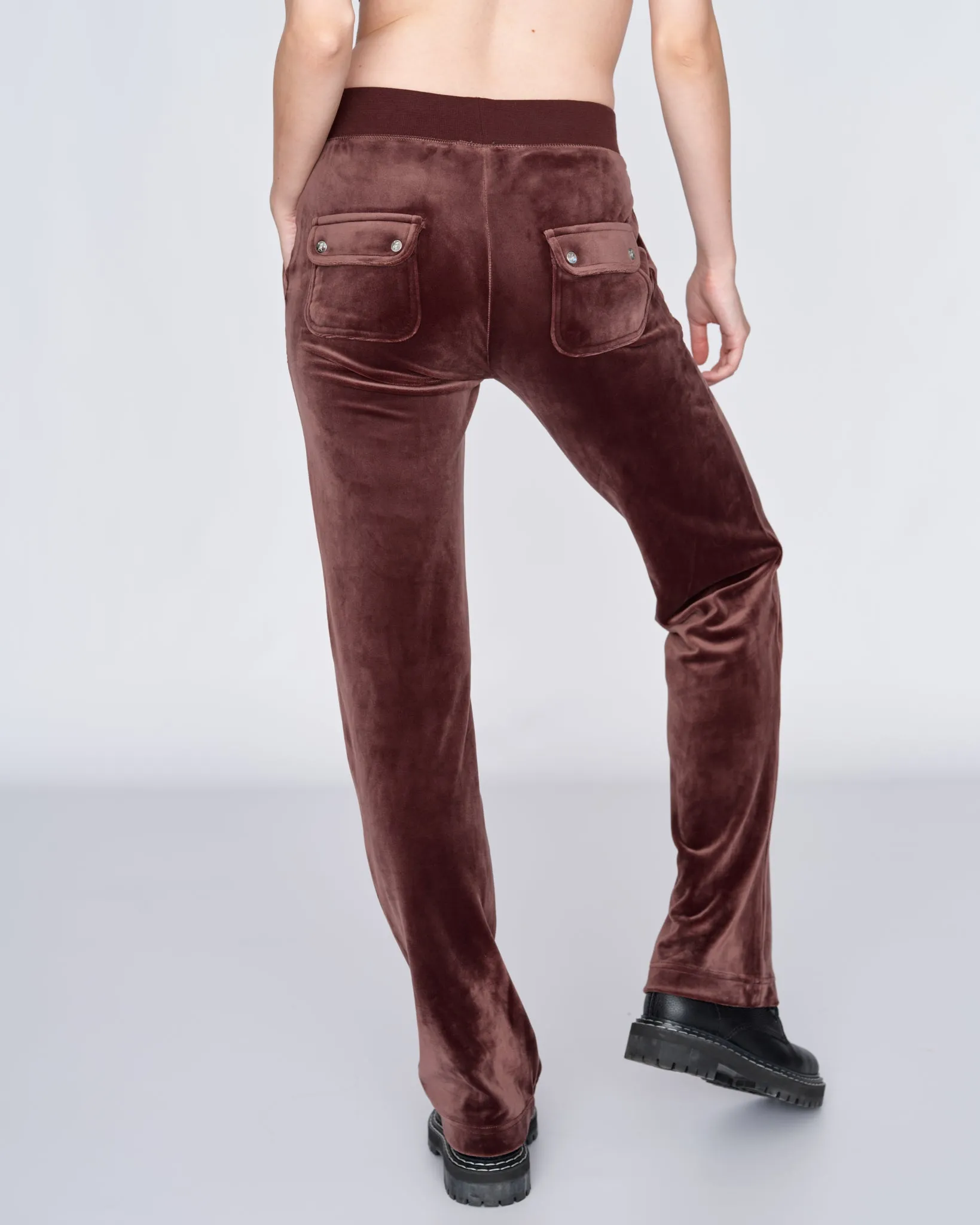 Classic Velour Del Ray Pant Bitter Chocolate