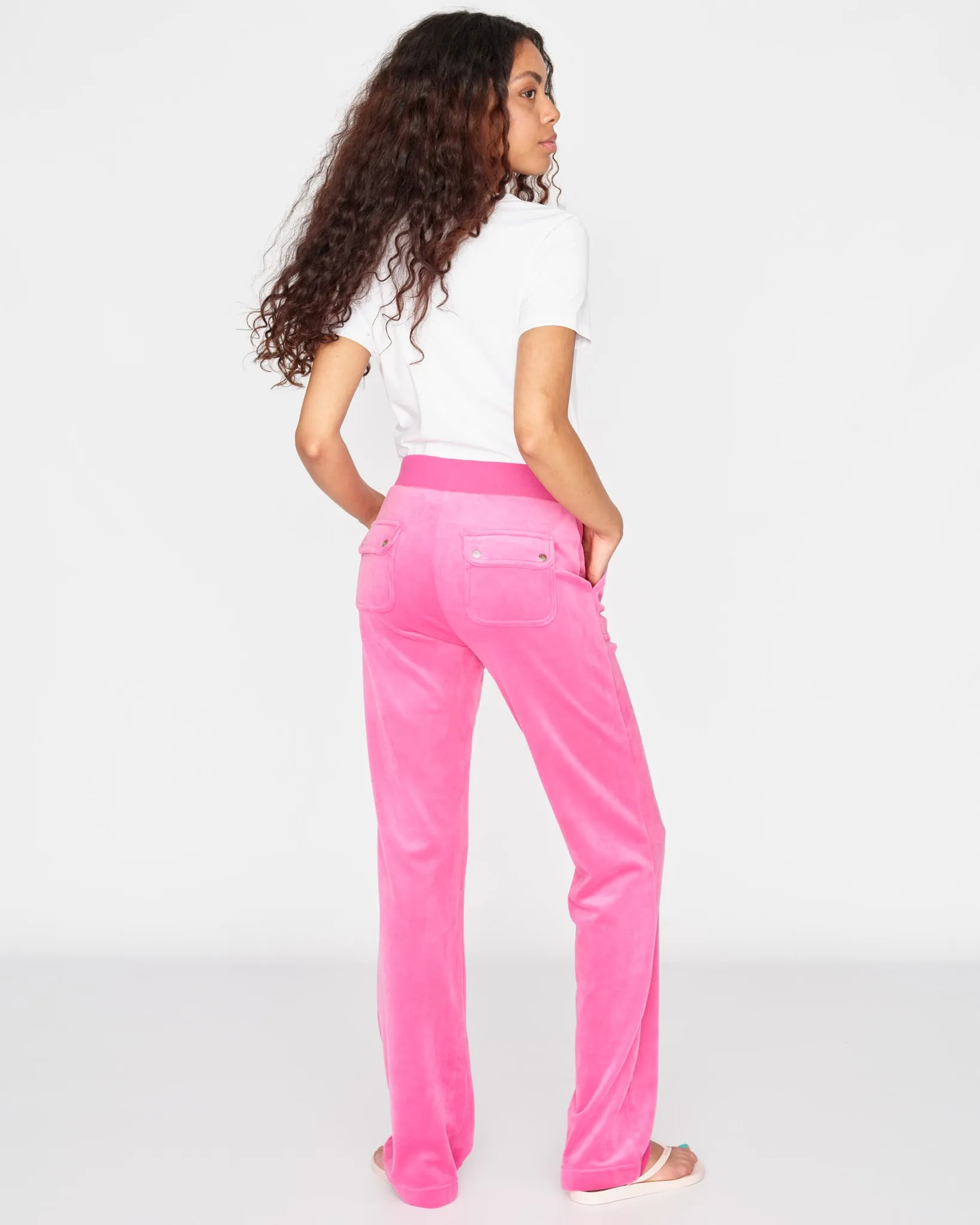 Classic Velour Del Ray Pant Raspberry Rose