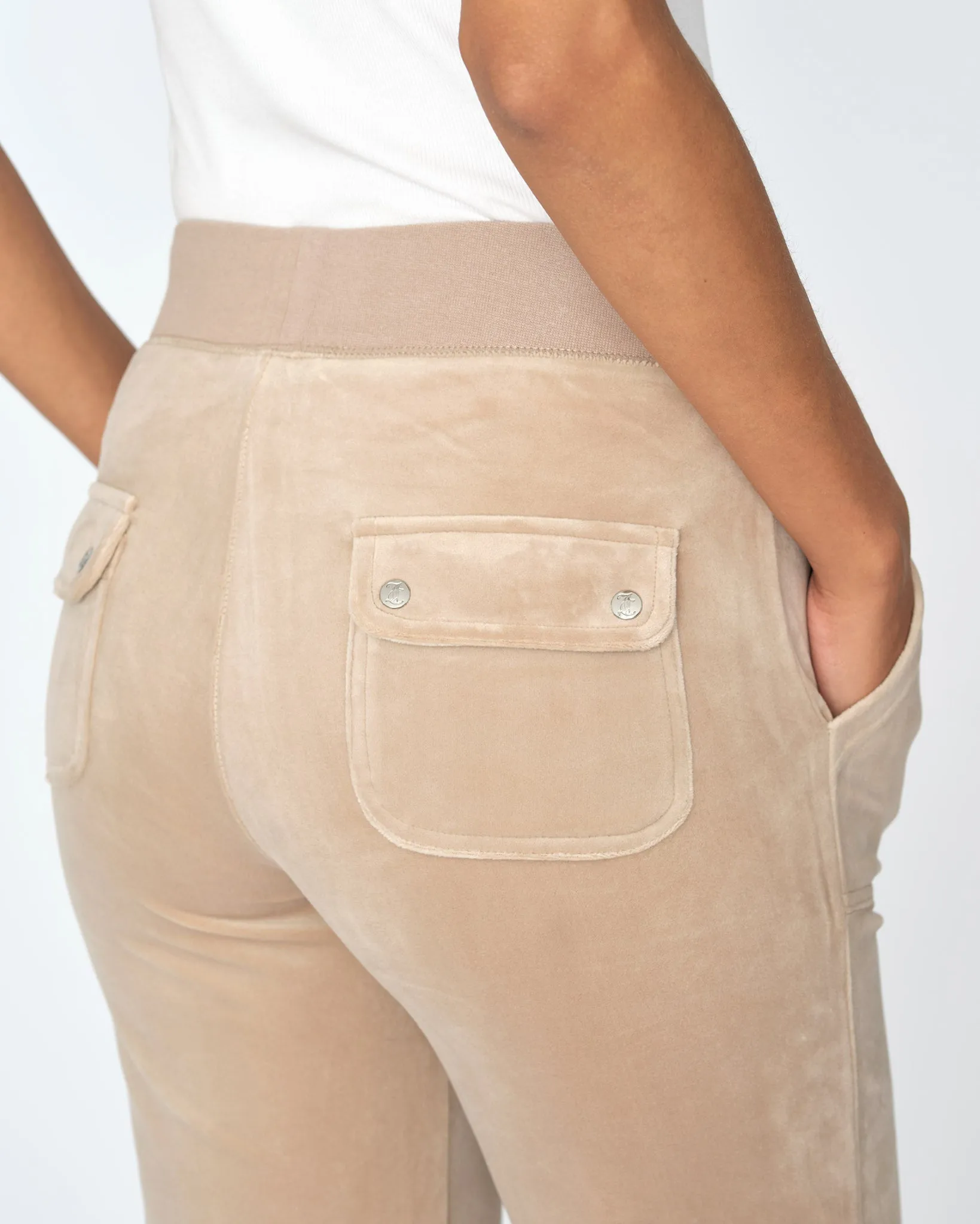 Classic Velour Del Ray Pant Warm Taupe