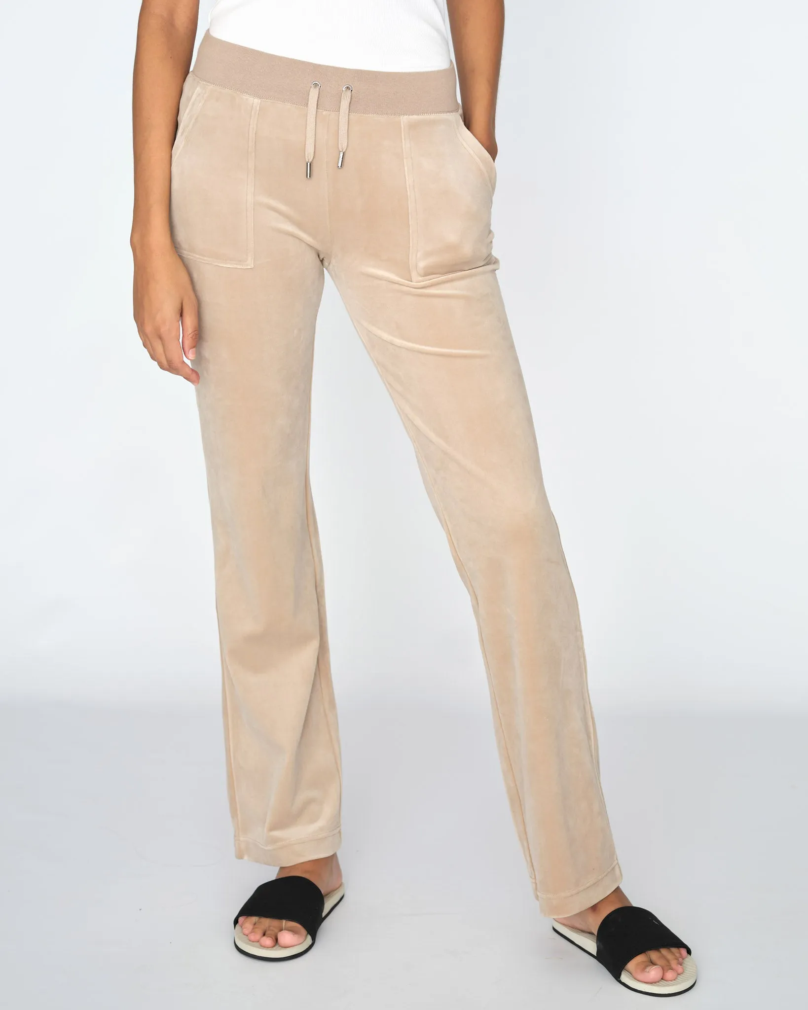 Classic Velour Del Ray Pant Warm Taupe