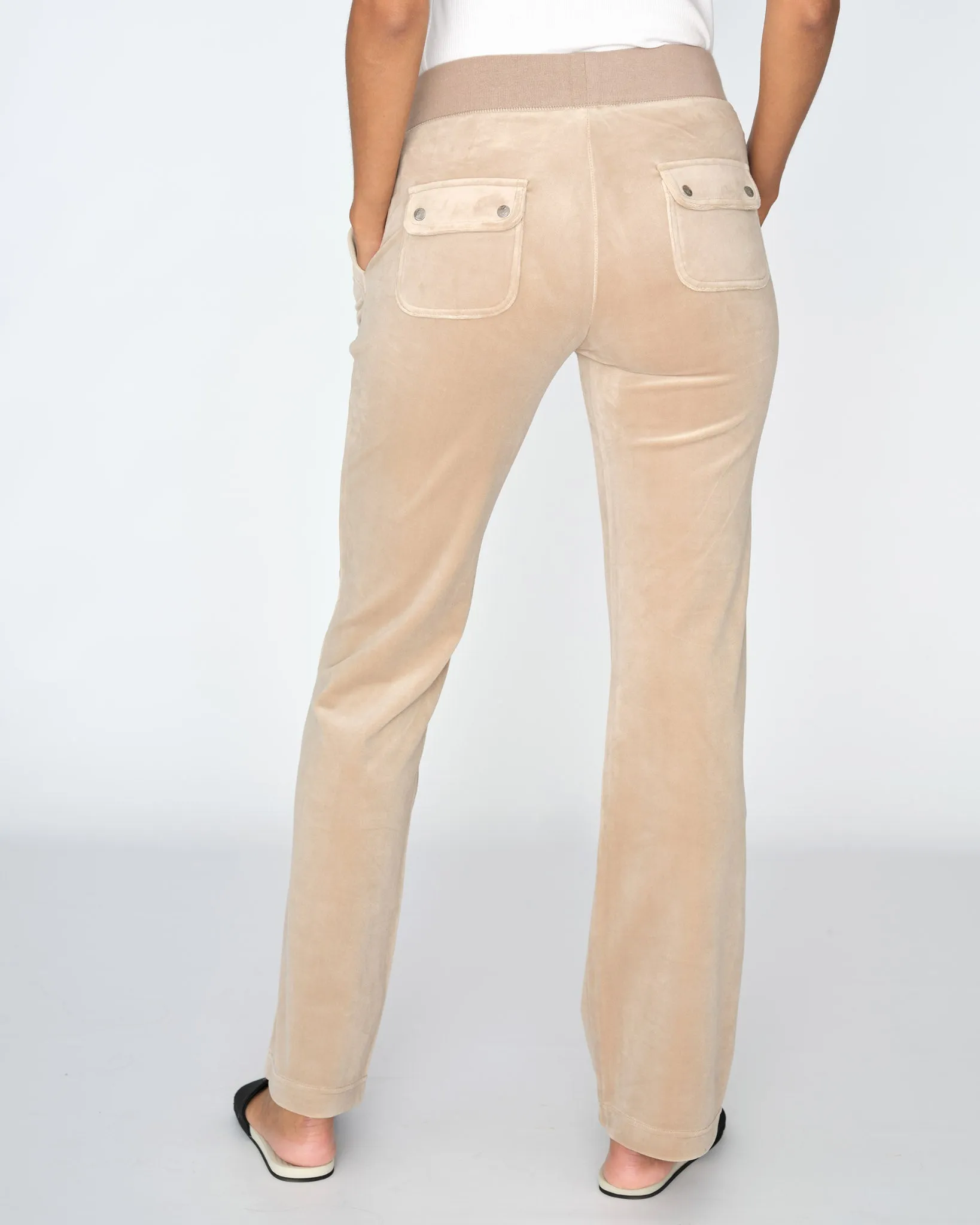 Classic Velour Del Ray Pant Warm Taupe