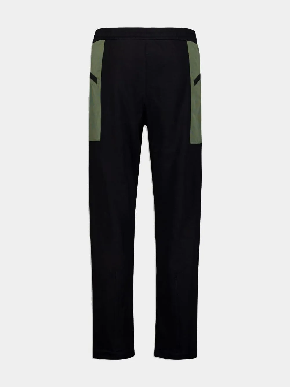 Contrast-Pocket Cotton Track Pants