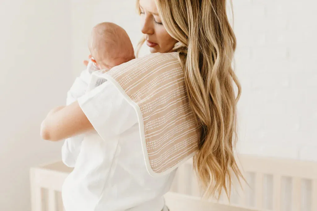 Copper Pearl - Burp Cloth (3 pack) - Peanut