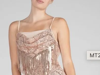 Cropped Sequin Tank Top