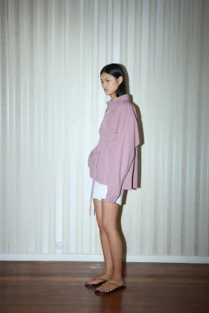 Deiji Studios | Arch Tie Shirt in Salt Stripe