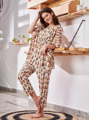 Double Dandy Kaftan Pant Set (Set of 2)