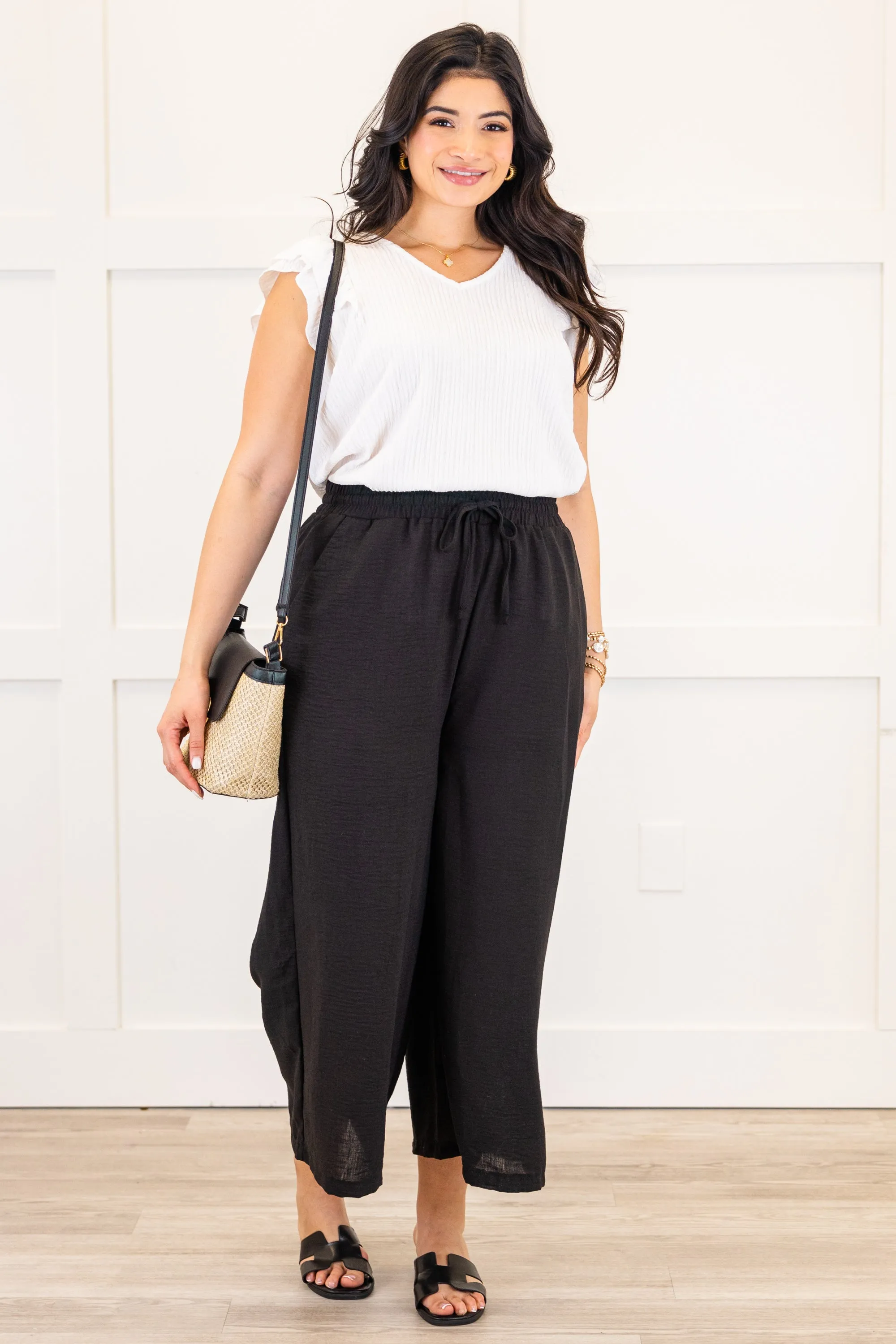 Easy Does It Pants, Black
