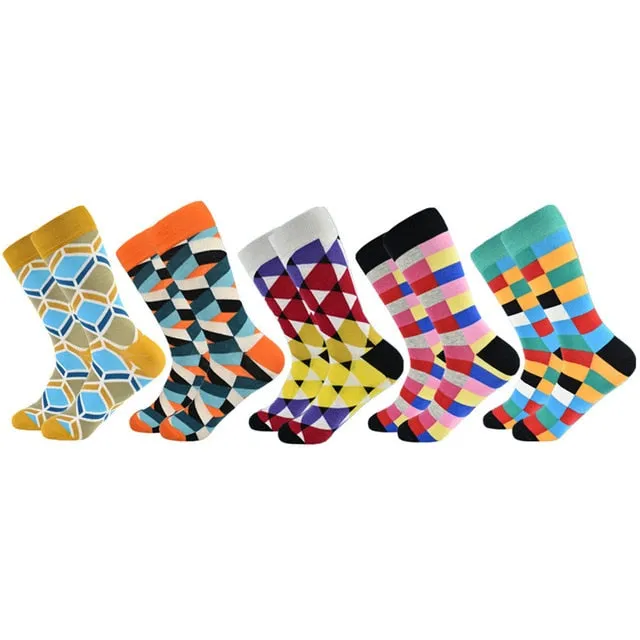 Extra Curricular Collection: Patterned Dress Socks(5-10 pair)