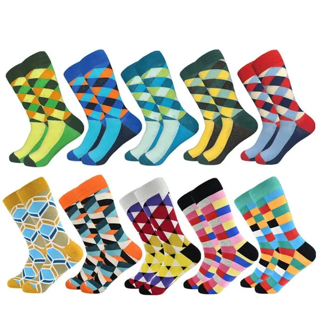 Extra Curricular Collection: Patterned Dress Socks(5-10 pair)