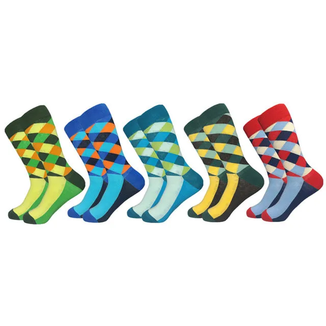 Extra Curricular Collection: Patterned Dress Socks(5-10 pair)