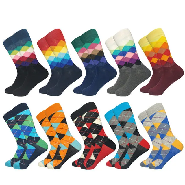 Extra Curricular Collection: Patterned Dress Socks(5-10 pair)
