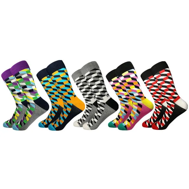 Extra Curricular Collection: Patterned Dress Socks(5-10 pair)