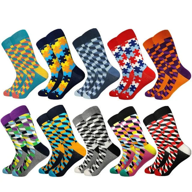 Extra Curricular Collection: Patterned Dress Socks(5-10 pair)