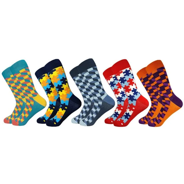 Extra Curricular Collection: Patterned Dress Socks(5-10 pair)