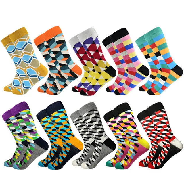 Extra Curricular Collection: Patterned Dress Socks(5-10 pair)