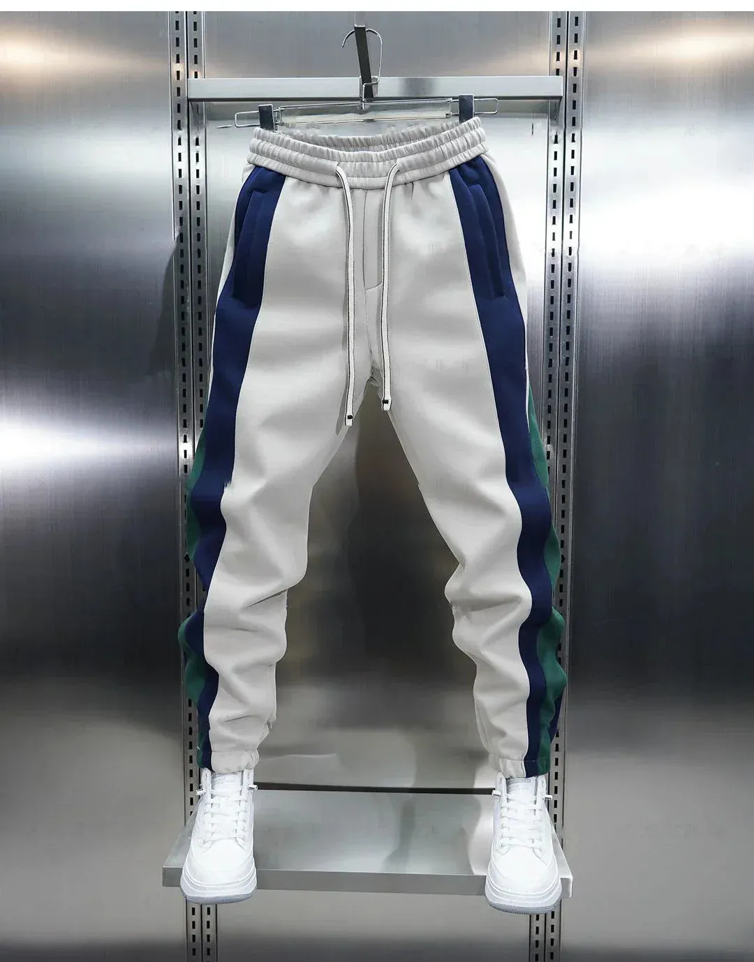 Ezra™ | Trendy Contrast Stripe Trousers