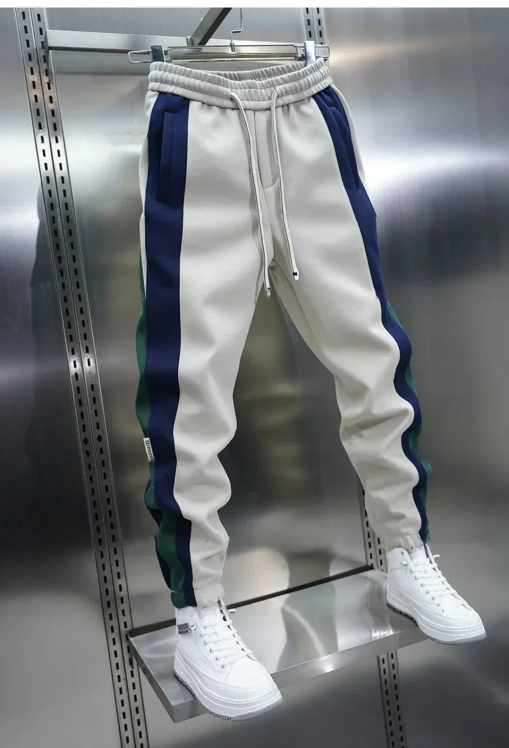 Ezra™ | Trendy Contrast Stripe Trousers