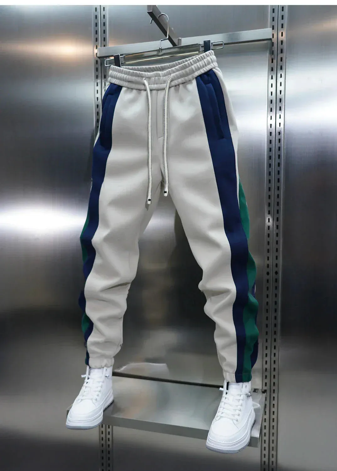 Ezra™ | Trendy Contrast Stripe Trousers