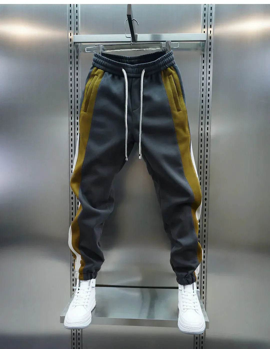 Ezra™ | Trendy Contrast Stripe Trousers