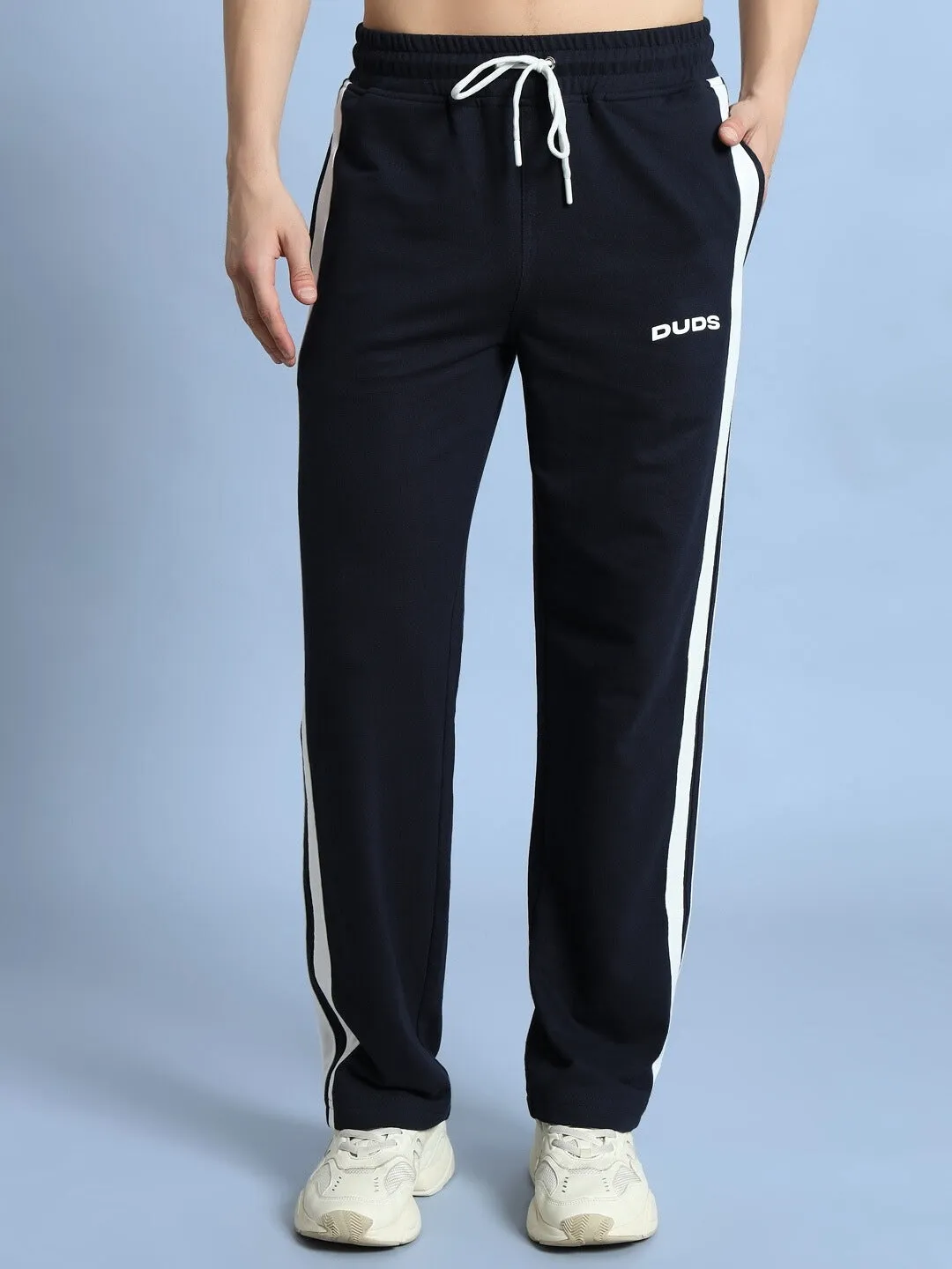 FUTURE ICON 2 STRIPE JOGGER (NAVY BLUE)