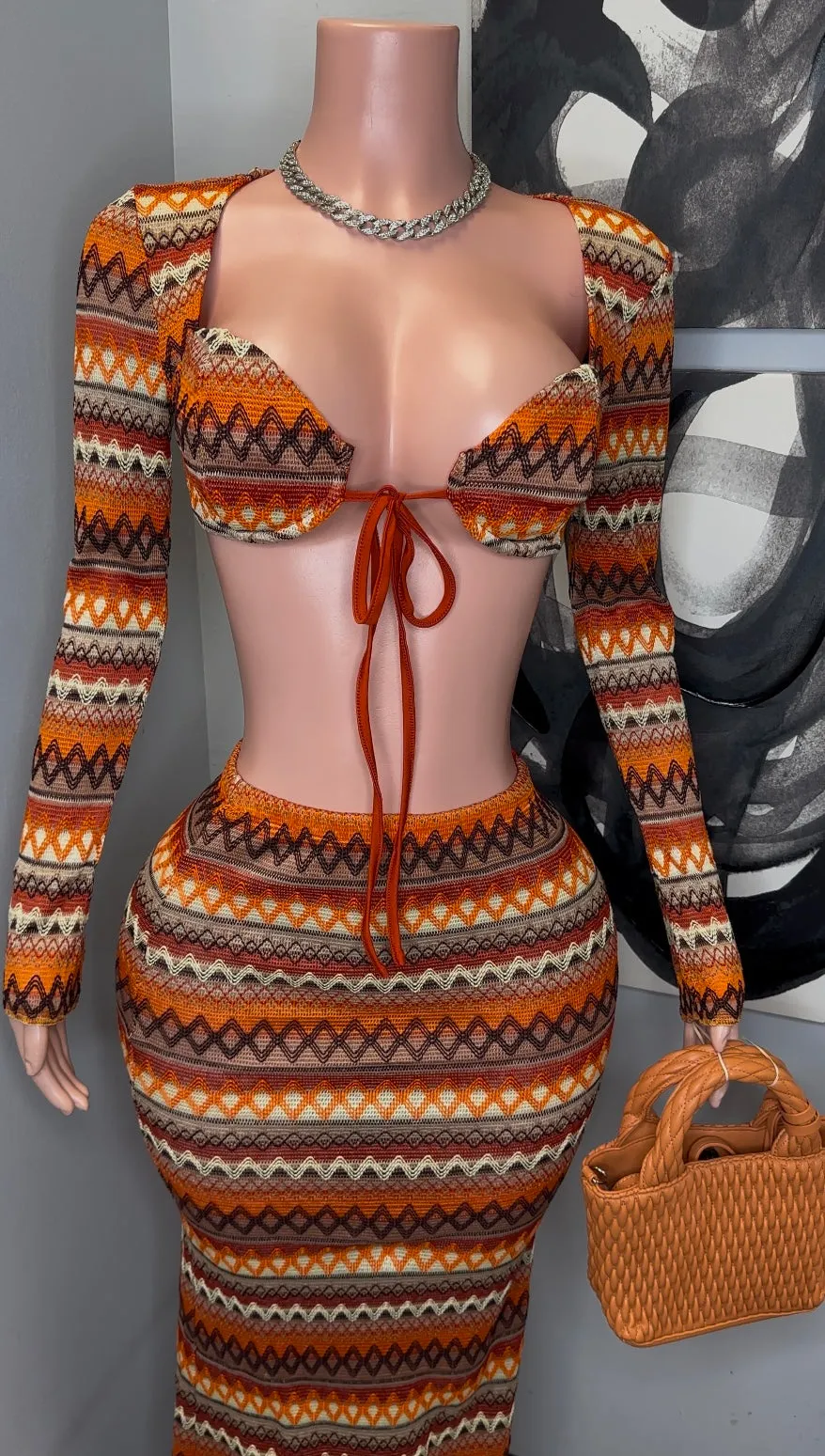 GISELLE CROCHET SKIRT SET