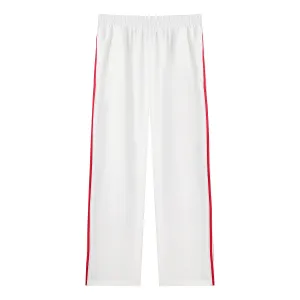 Greek Temple Siren Print Casual Trousers With Elastic Waistband
