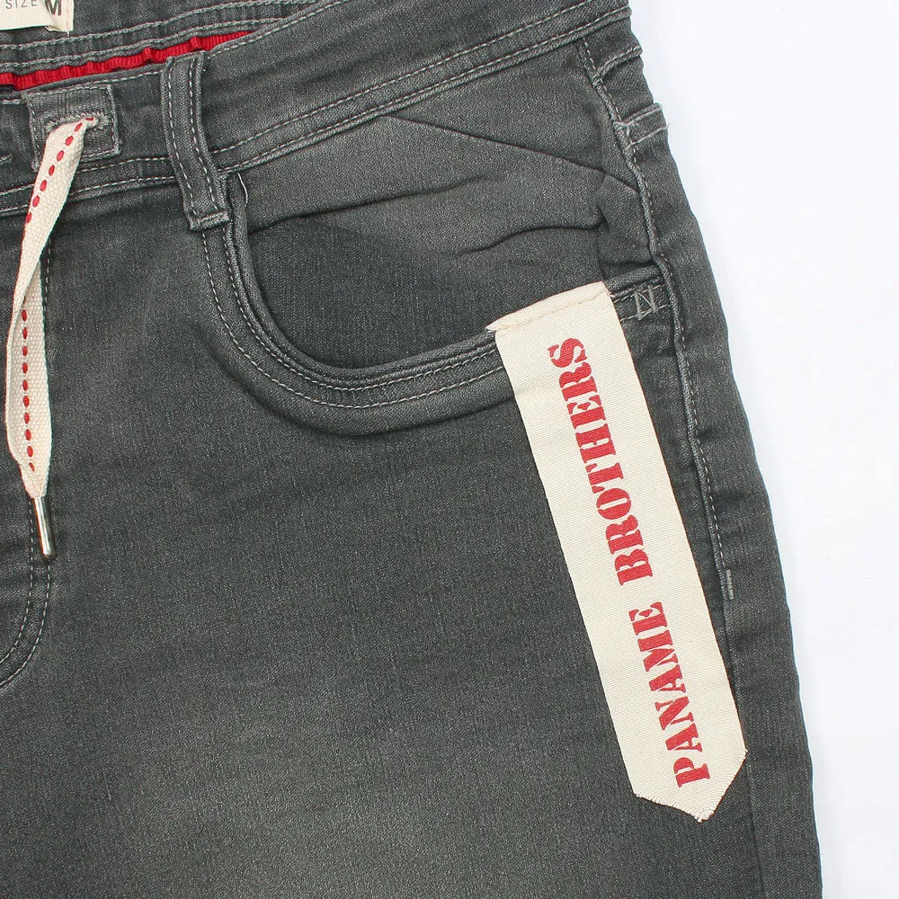 Grey Denim Shorts