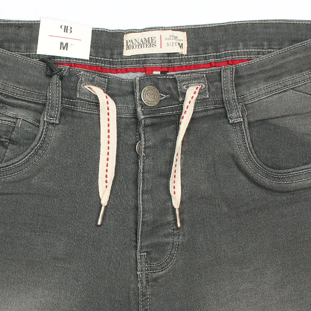 Grey Denim Shorts