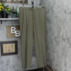 Haggar Mens Classic Fit Dress Suit Pants 166a0d254497a5 Olive Green 36x32
