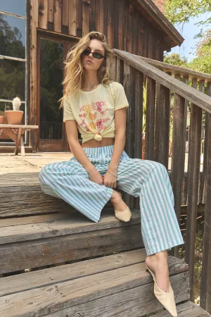 Leeee Aloe Stripe Trousers