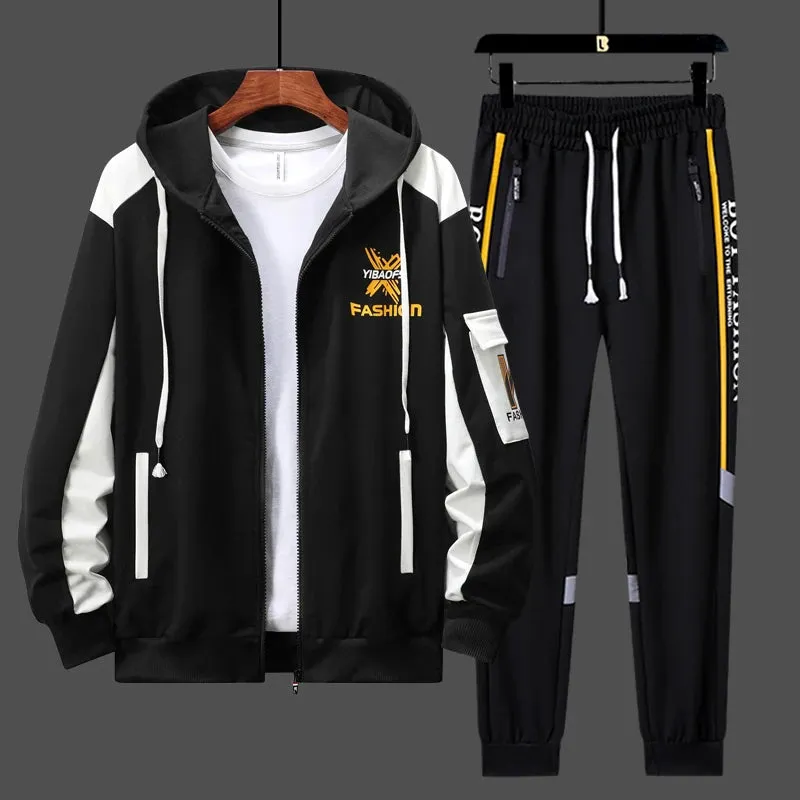 Men's Sports Tracksuit - Hoodie and Pants Matching Set