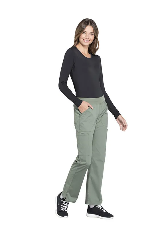 Mid Rise Pull On Cargo Pant