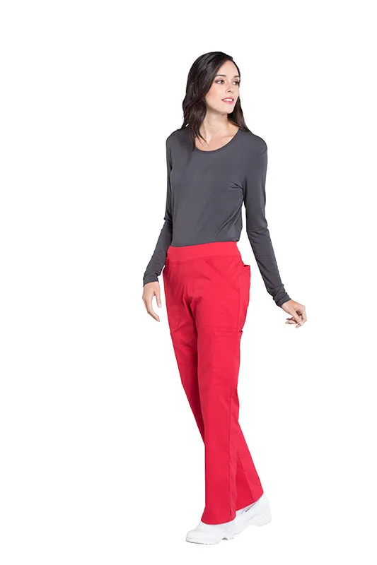 Mid Rise Pull On Cargo Pant