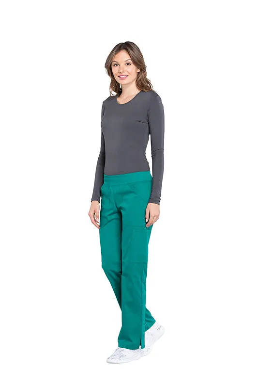 Mid Rise Pull On Cargo Pant