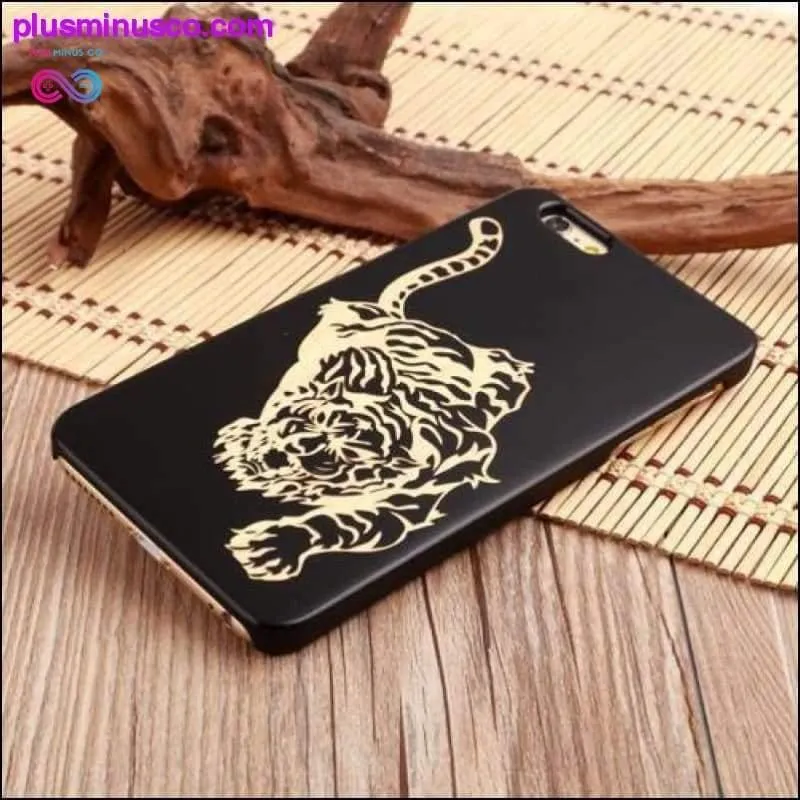 Natural Wood PC Hard Case Cover for Apple IPhone