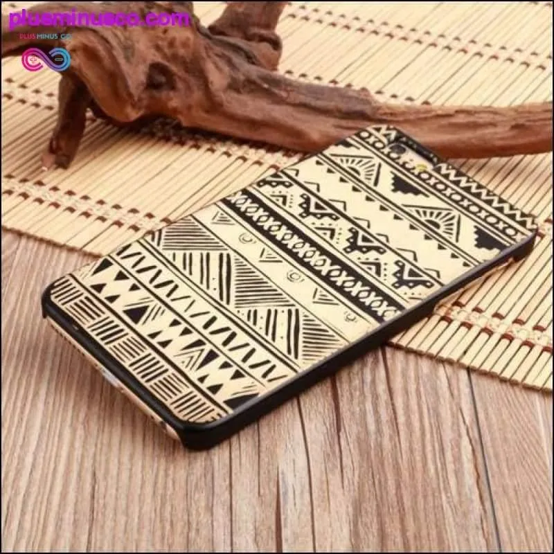 Natural Wood PC Hard Case Cover for Apple IPhone