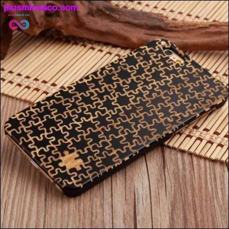 Natural Wood PC Hard Case Cover for Apple IPhone