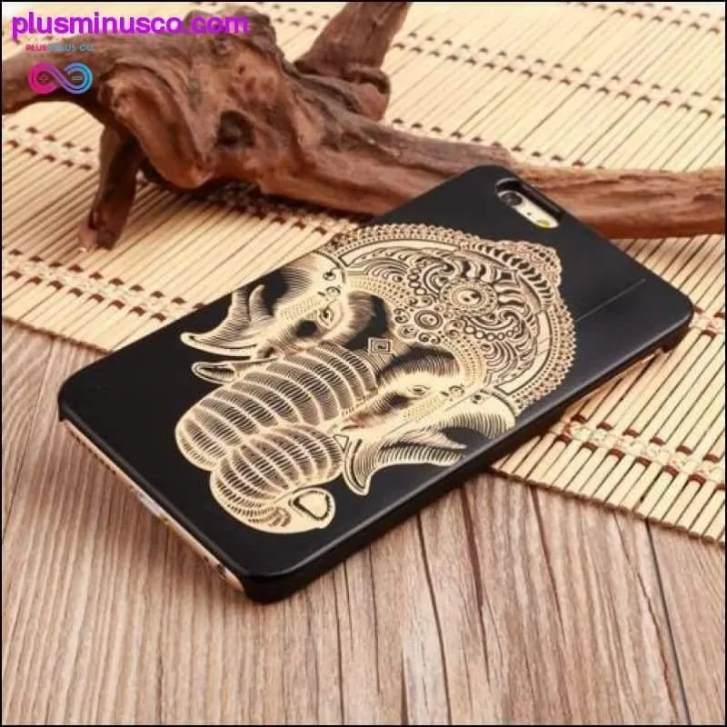 Natural Wood PC Hard Case Cover for Apple IPhone