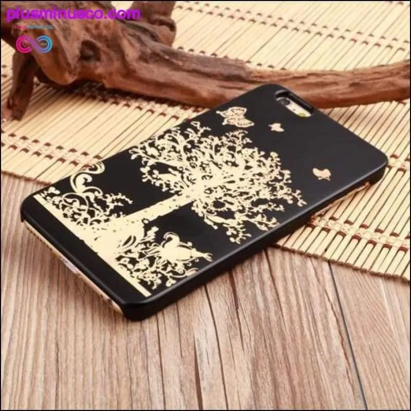 Natural Wood PC Hard Case Cover for Apple IPhone