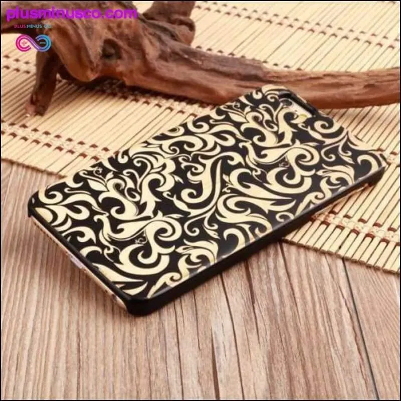 Natural Wood PC Hard Case Cover for Apple IPhone