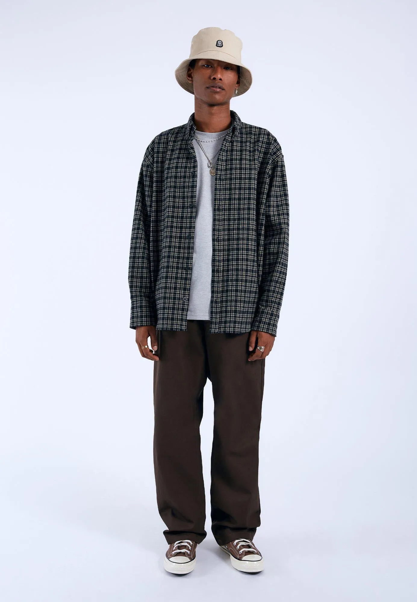 Omar Pants - Dark Cedar