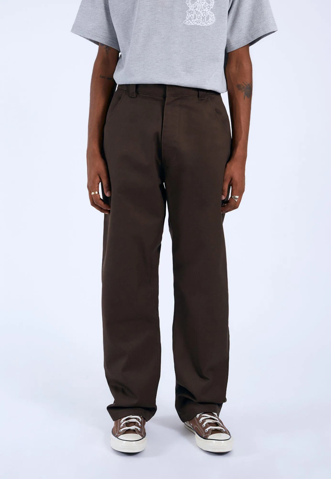 Omar Pants - Dark Cedar