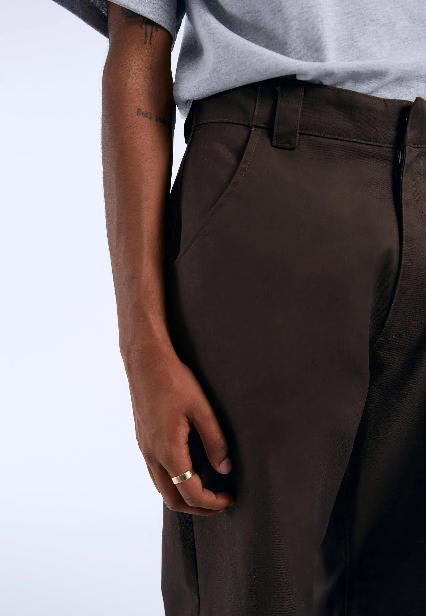 Omar Pants - Dark Cedar